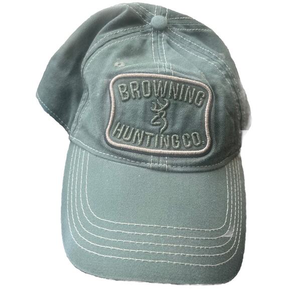 Browning Other - Browning Hunting Co. Strap Back Green Adjustable Firearms Shooting Hat Cap